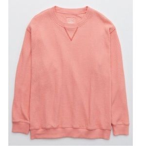 AERIE || The Sweat Waffle Crewneck